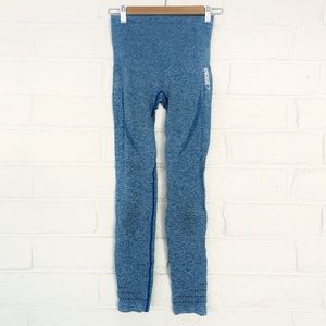 GymShark Blue Seamless Leggings XS
